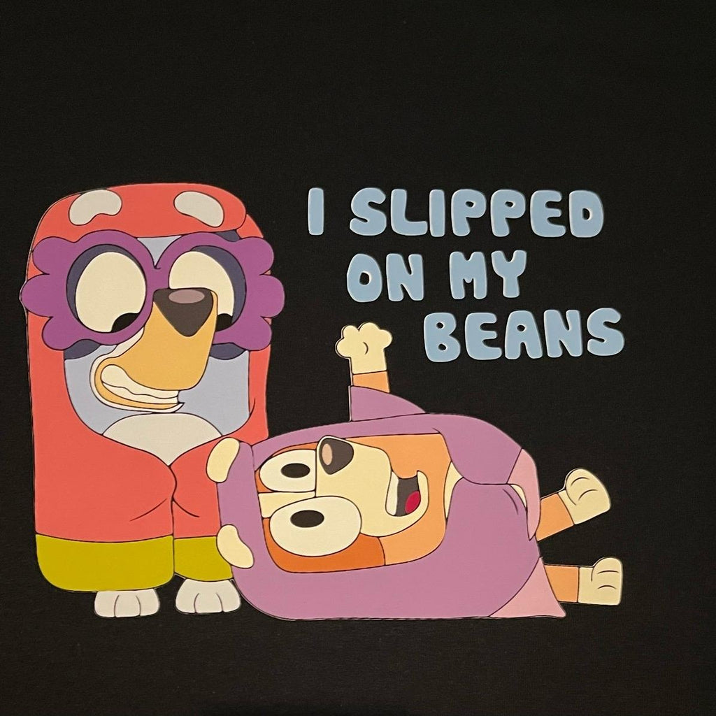 I slipped on my beans Rita and Janet funny adult tshirt Womenswear graphic  tee