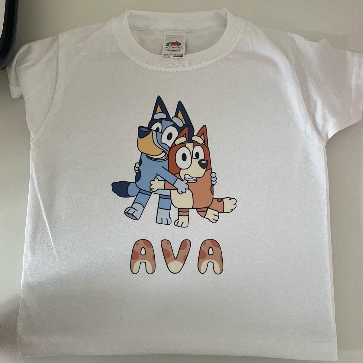 Bluey and Bingo Personalised Customizable Kids T-Shirt - Boys Clothes clothing toddler boy