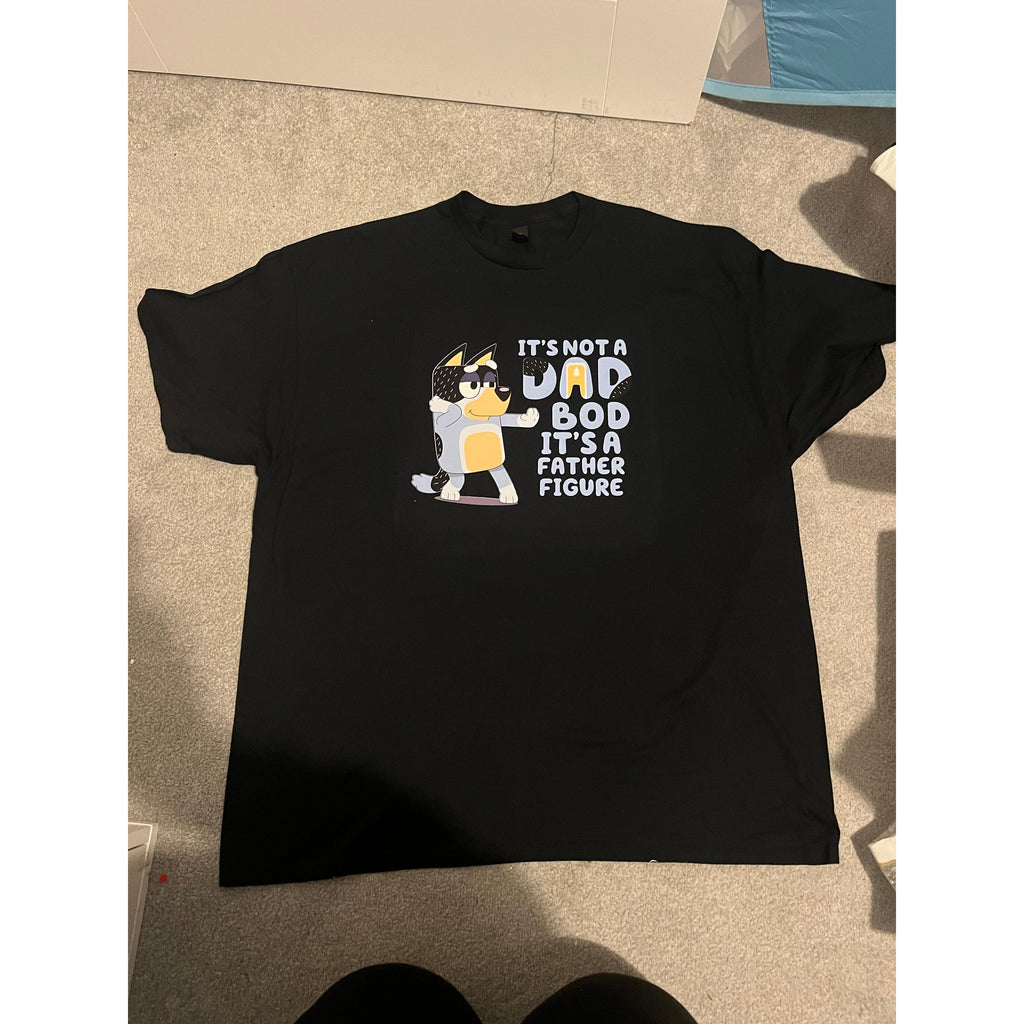 It’s not a dad bod it’s a father figure bluey inspired T-Shirt Menswear graphic  tee tees