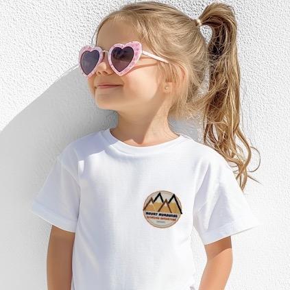 Mountmumandad bluey inspired tshirt unisex beige simple Fruit kids Top Shortsleeve Casual Crewneck toddler  boy clothing