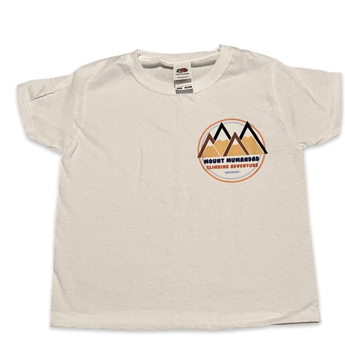 Mountmumandad bluey inspired tshirt unisex beige simple Fruit kids Top Shortsleeve Casual Crewneck toddler  boy clothing