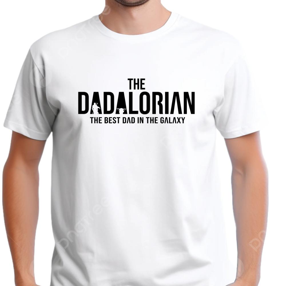 The dadalorian T-Shirt Menswear Top Casual Cotton dad gift printed tshirt business printed  t-shirt graphic  shirt design