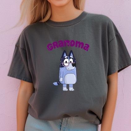 Grandma Bluey top women’s tshirt gift Womenswear Cotton Tees