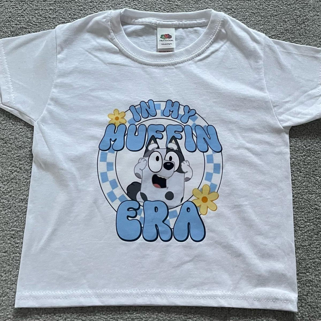 In my muffin era bluey inspired kids tshirt toddler  outfits kids  tshirt