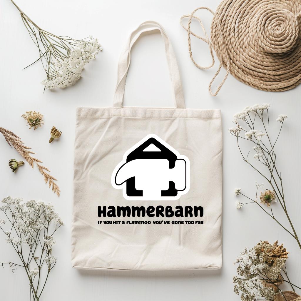 Hammerbarn Totebag Casual Cotton  gift printed bag business printed graphic shirt design retro