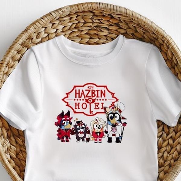 Bluey x Hotel Kids Unisex T-Shirt for Boys and girls toddler  boy clothing