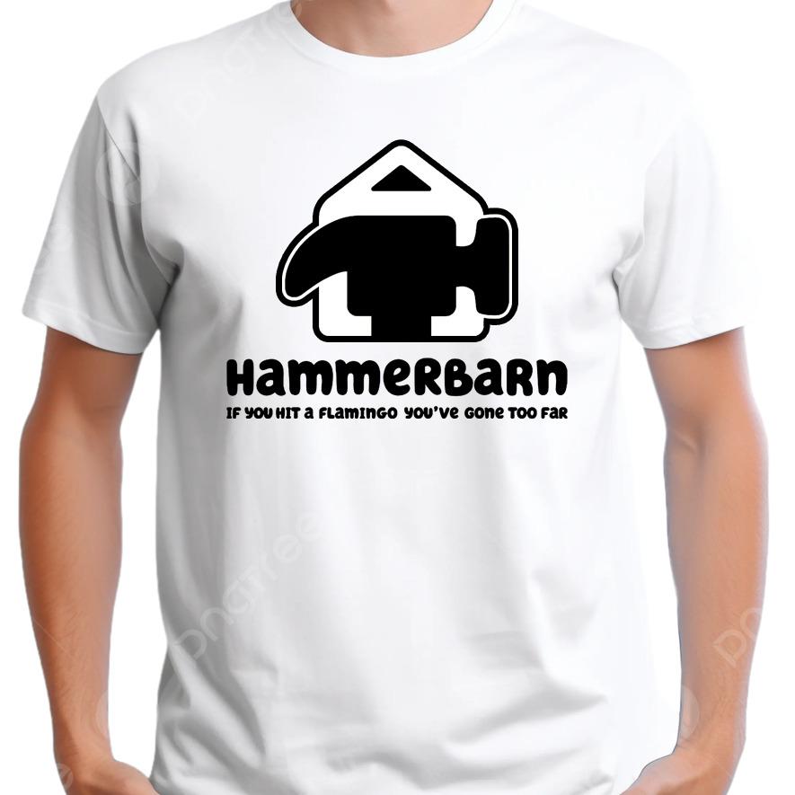 Hammerbarn Bluey T-Shirt Menswear Top Casual Cotton  gift printed tshirt business printed  t-shirt graphic  shirt design retro