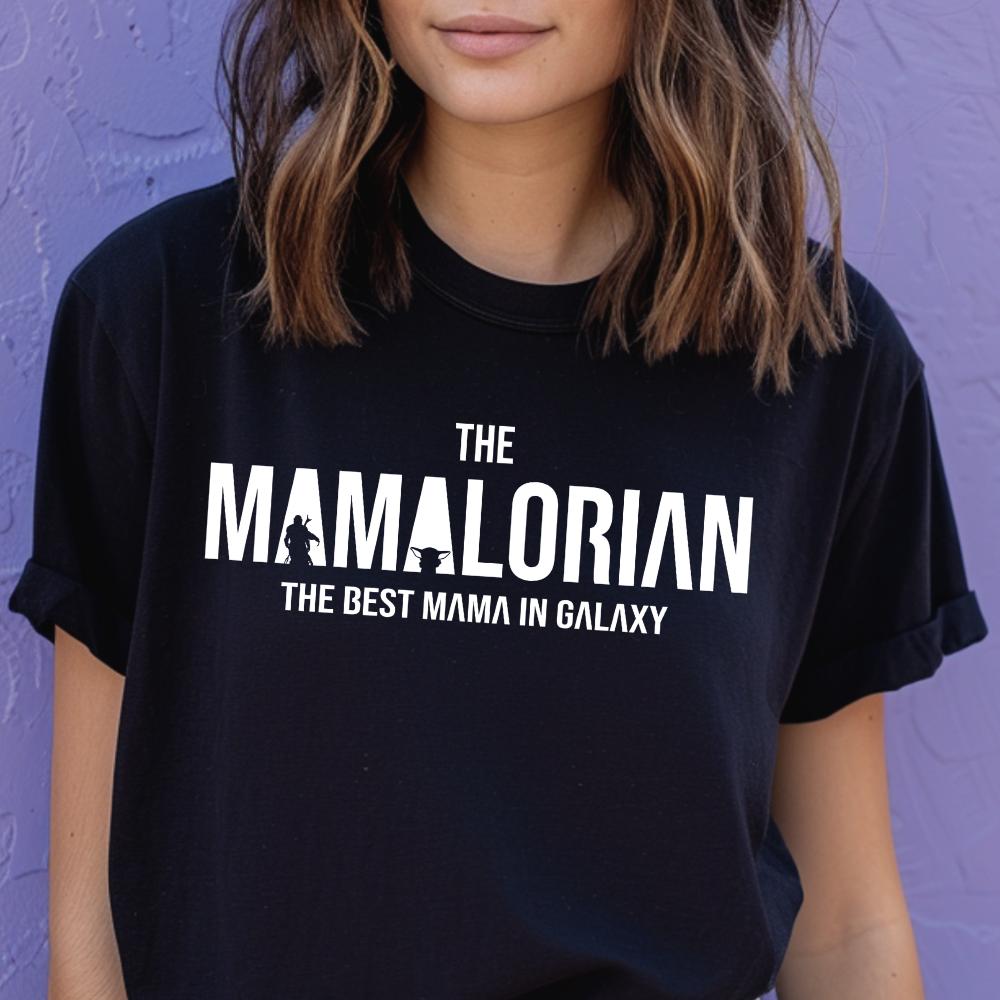 the mamalorian best mum Top Womenswear Tshirt graphic  tee tees women's shirts teeshirt trending  tops