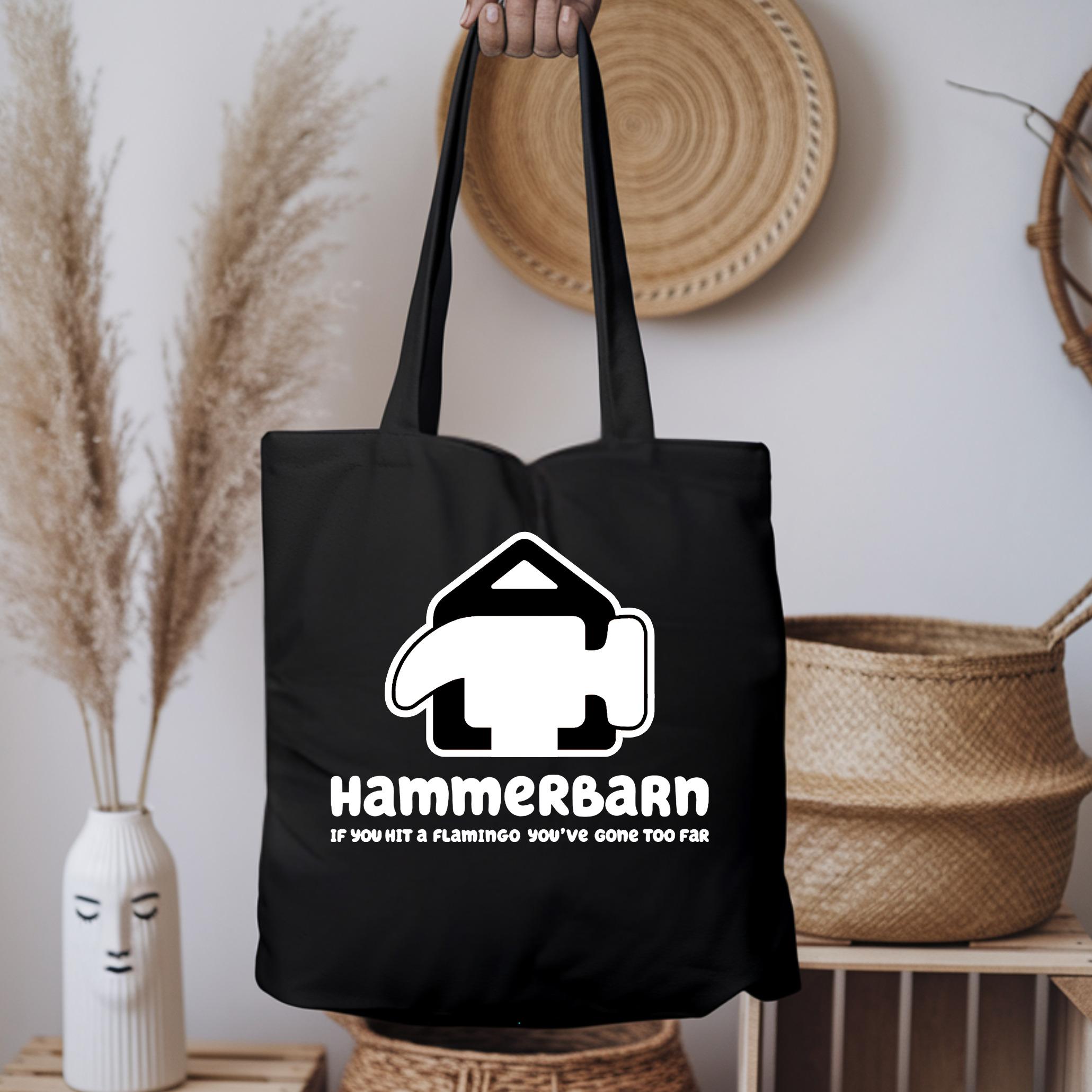 Hammerbarn Totebag Casual Cotton  gift printed bag business printed graphic shirt design retro