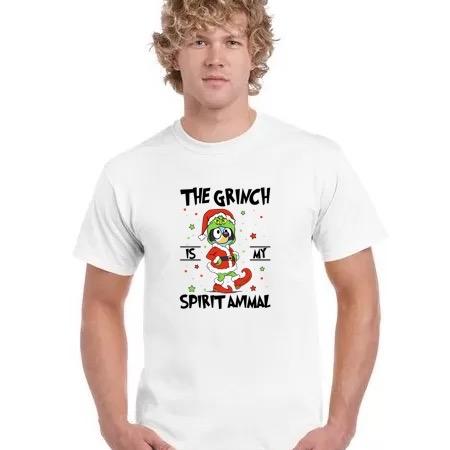 The grinch is my spirit animal unisex adults tees matching bluey