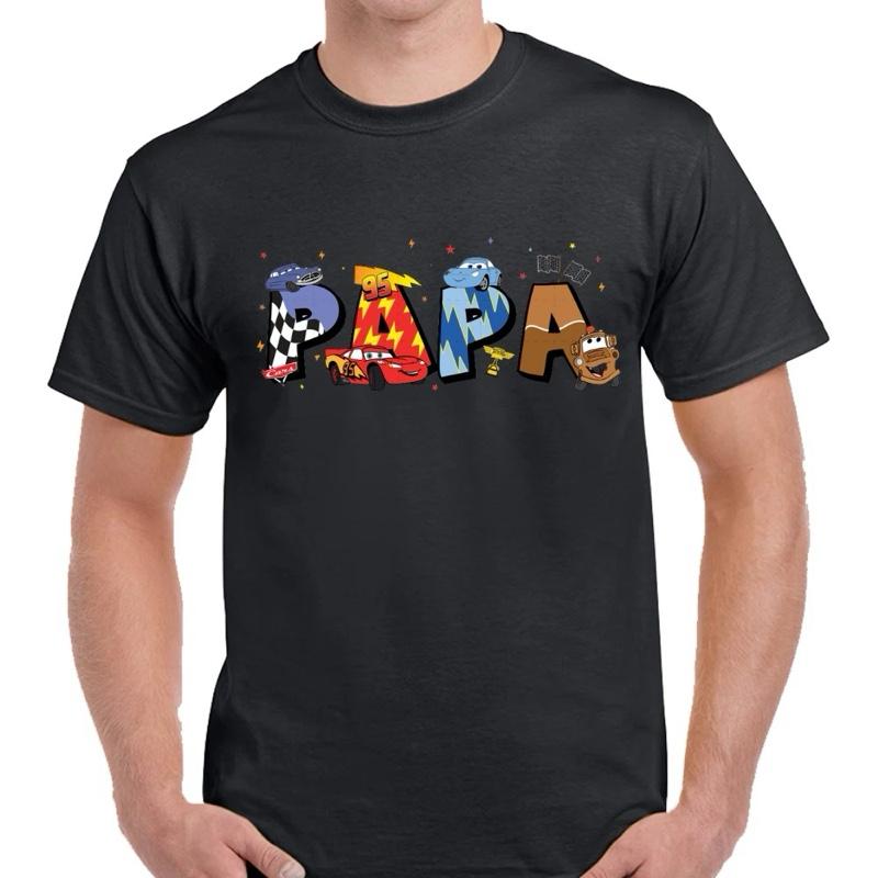 Papa cars inspired car T-Shirt Menswear Top Casual Cotton gift printed tshirt business printed  t-shirt graphic  shirt design printed  tshirts