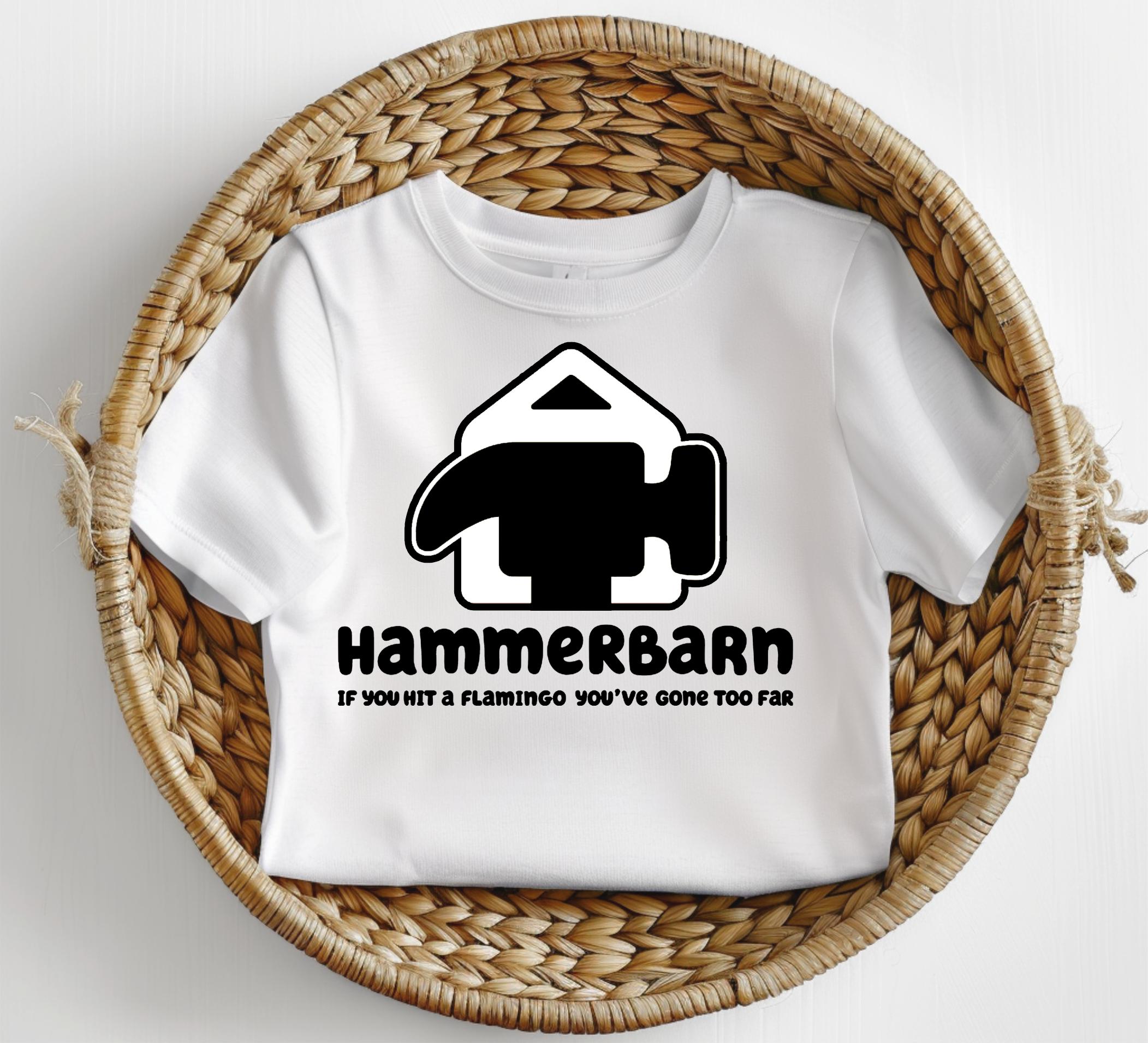 Bluey Hammerbarn child tshirt kids unisex design gift tee toddler boy or girl