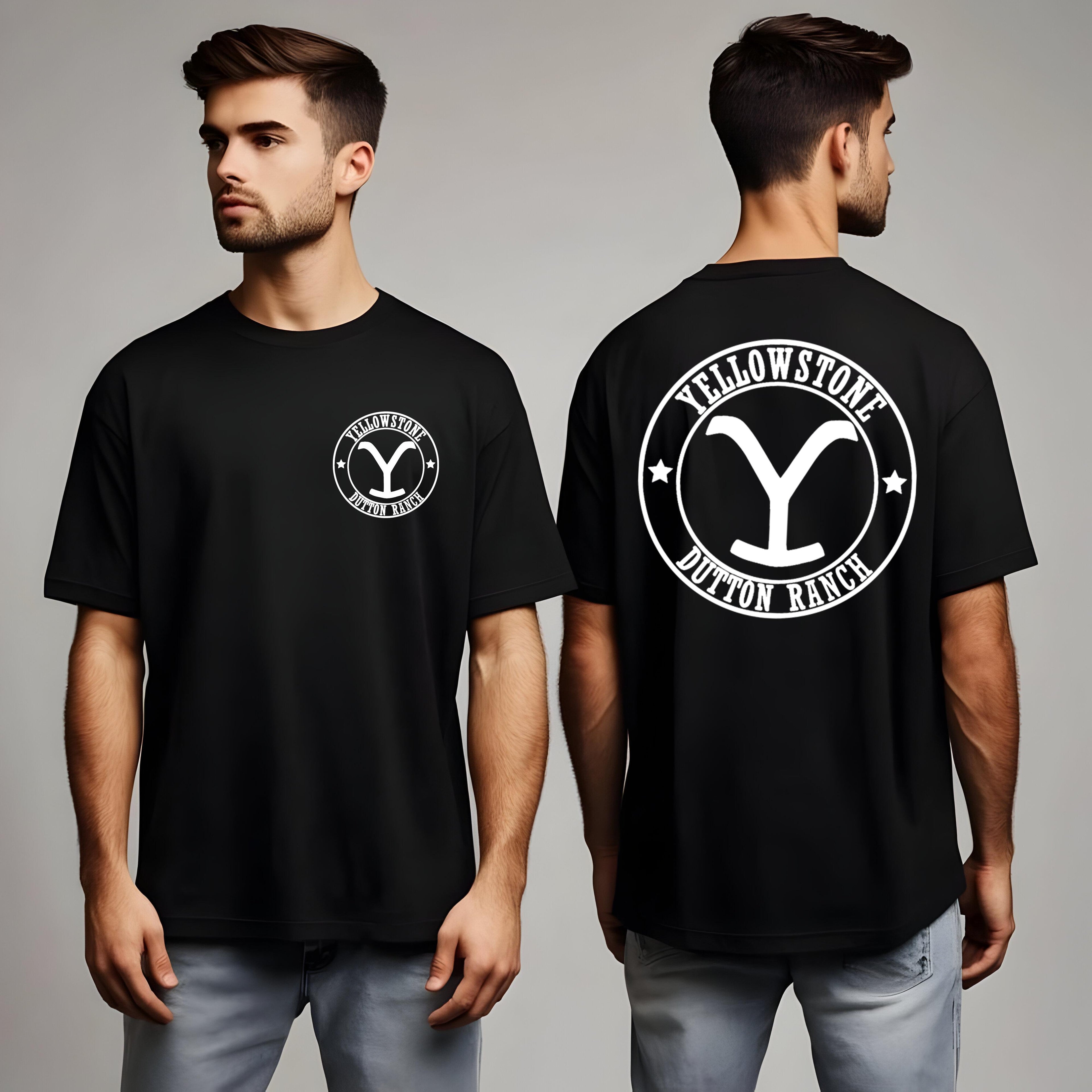 Yellowstone dutton ranch  T-Shirt Menswear Top Casual Cotton  gift printed tshirt business printed  t-shirt graphic  shirt design shirts  men