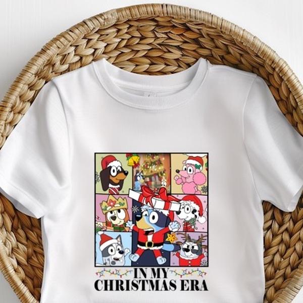 Bluey Christmas Era Kids Tee - Boys Clothes Top